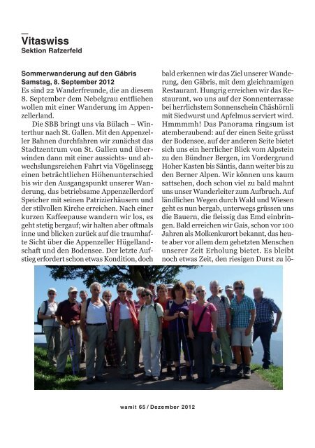 Ausgabe 65/ Dezember 2012 - Gemeinde Wasterkingen