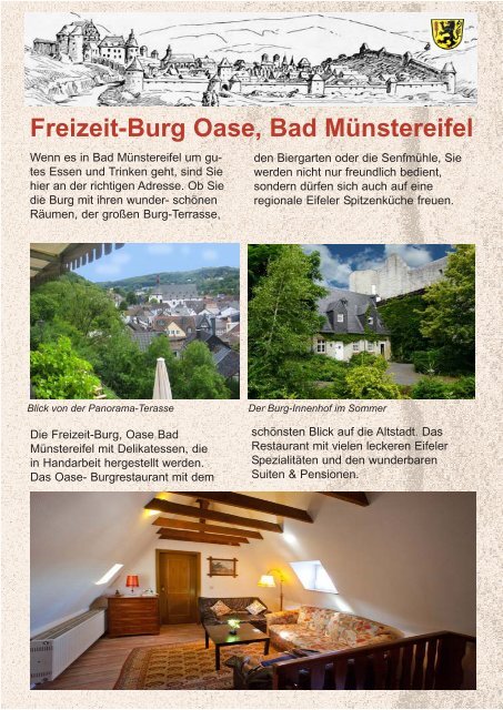 FreizeitBurg Oase, Bad Münstereifel Eifelburg
