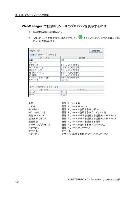 WebManager - 日本電気