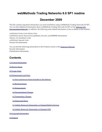 webMethods Trading Networks 8.0 SP1 Readme - Software AG ...