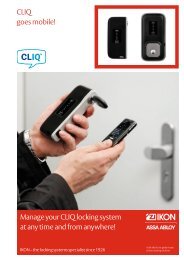 CLIQ WEB Manager - Assa Abloy