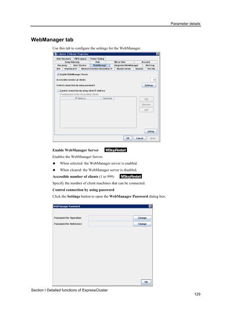 ExpressCluster X 2.0 for Windows Reference Guide - Nec