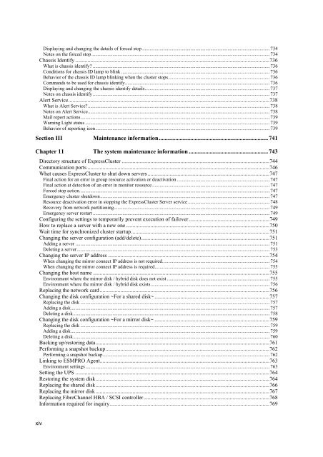 ExpressCluster X 2.0 for Windows Reference Guide - Nec