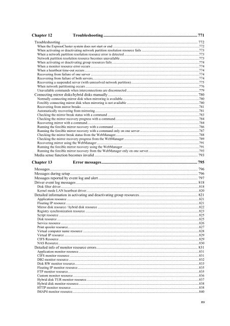 ExpressCluster X 2.0 for Windows Reference Guide - Nec