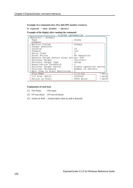 ExpressCluster X 2.0 for Windows Reference Guide - Nec