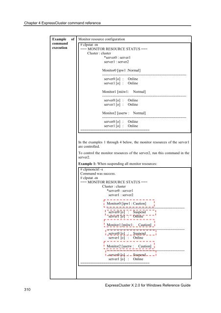 ExpressCluster X 2.0 for Windows Reference Guide - Nec