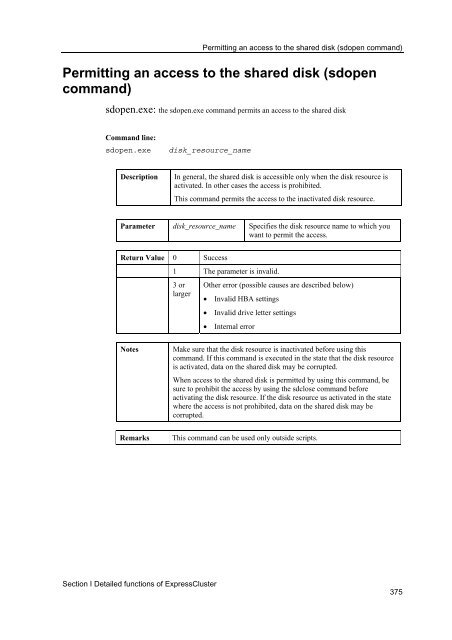 ExpressCluster X 2.0 for Windows Reference Guide - Nec