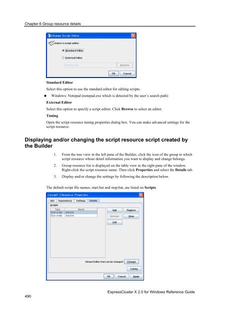 ExpressCluster X 2.0 for Windows Reference Guide - Nec