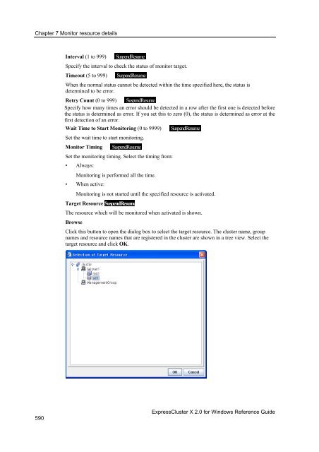 ExpressCluster X 2.0 for Windows Reference Guide - Nec