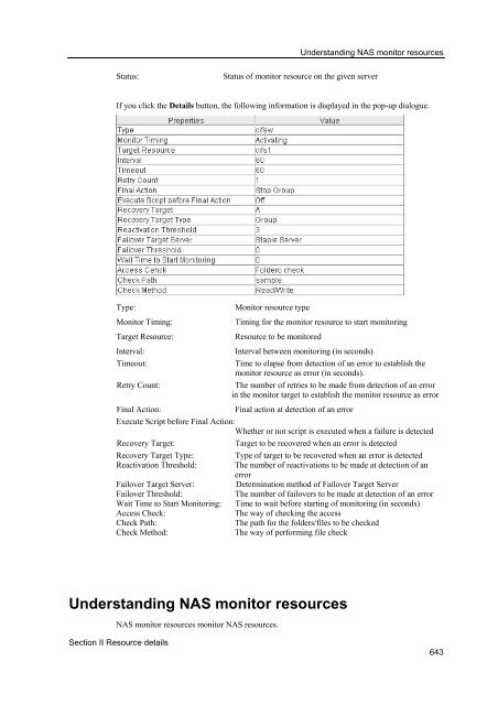 ExpressCluster X 2.0 for Windows Reference Guide - Nec