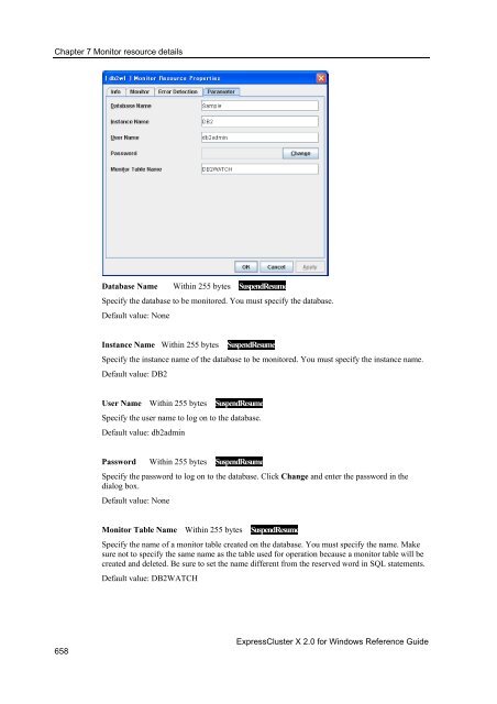 ExpressCluster X 2.0 for Windows Reference Guide - Nec