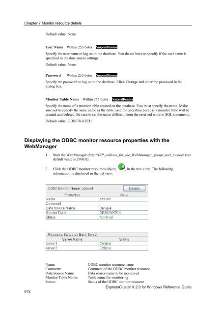 ExpressCluster X 2.0 for Windows Reference Guide - Nec