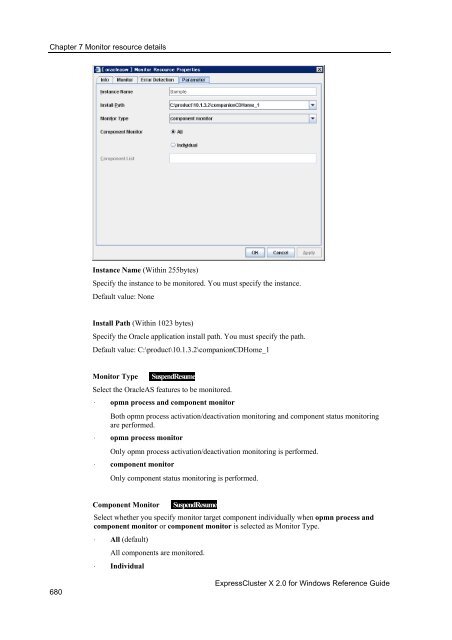 ExpressCluster X 2.0 for Windows Reference Guide - Nec