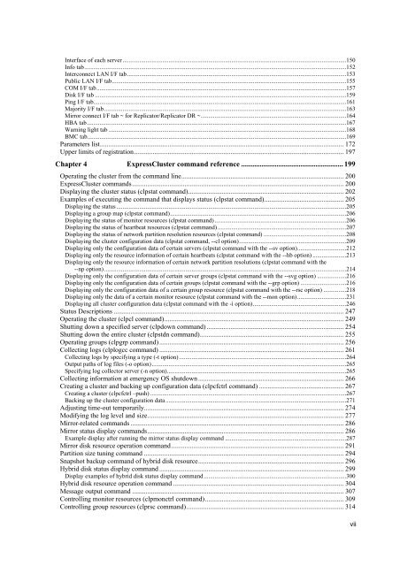 ExpressCluster X 2.0 for Windows Reference Guide - Nec