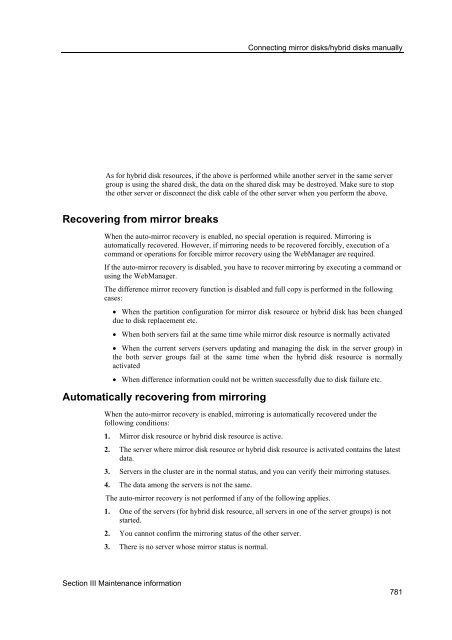 ExpressCluster X 2.0 for Windows Reference Guide - Nec