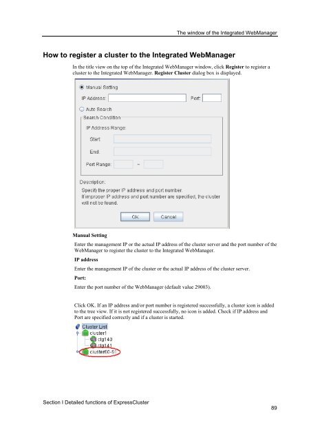 ExpressCluster X 2.0 for Windows Reference Guide - Nec