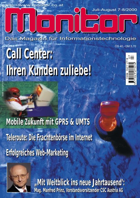 Die komplette MONITOR-Ausgabe 7-8/2000 können