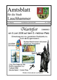 Amtsblatt 03/2006 - Stadt Lauchhammer