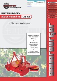 UNTERSTOCK- MULCHGERÄTE LIBRA