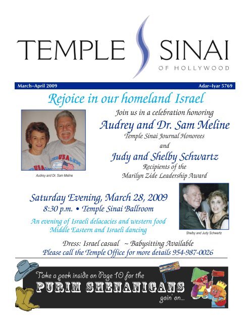 Sinai for web Mar-Apr 09:Layout 1.qxd - Temple Sinai of Hollywood
