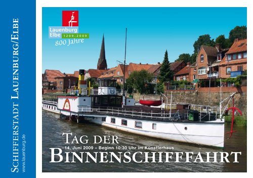 Binnenschifffahrt - Stadt Lauenburg/Elbe