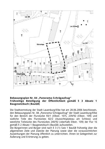 Bebauungsplan Nr. 84 