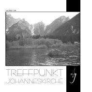 Treffpunkt 160 - Johanneskirche