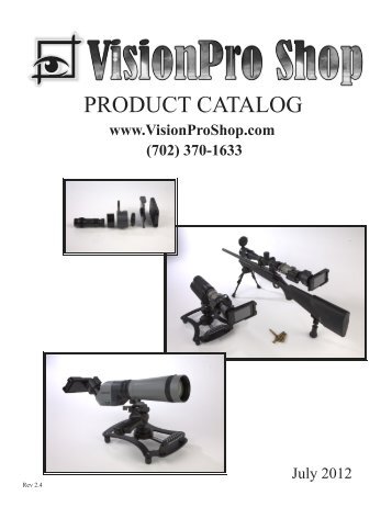 Product Catalog - VisionPro Shop