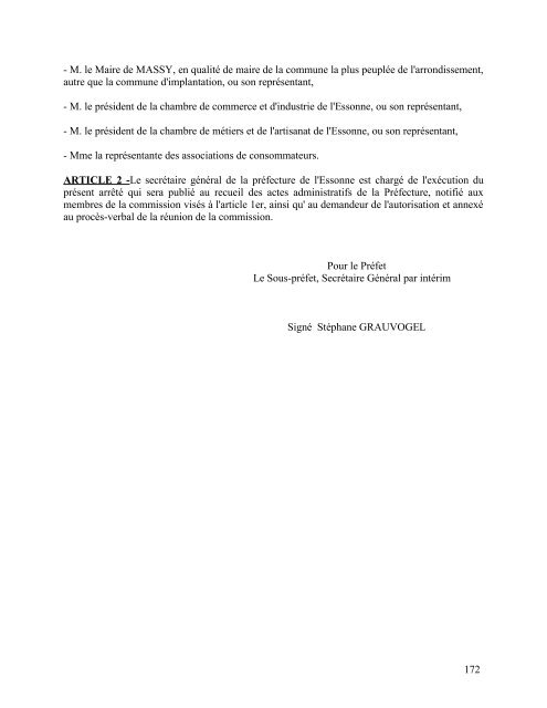 arrete - Services de l'Etat de l'Essonne