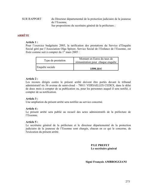 arrete - Services de l'Etat de l'Essonne