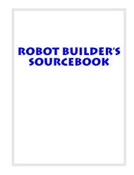 Robot Builder’s Sourcebook