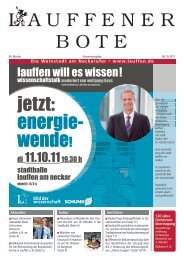 jetzt: energie- wende! - Stadt Lauffen am Neckar