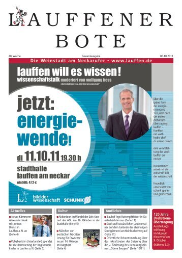 jetzt: energie- wende! - Stadt Lauffen am Neckar