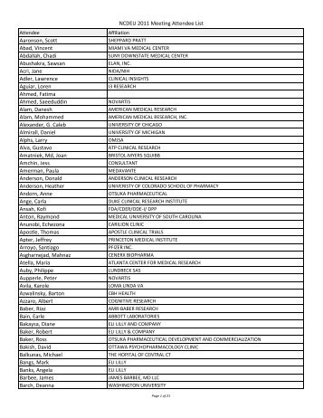 NCDEU 2011 Attendees List.xlsx