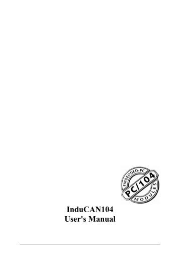 InduCAN 104 - I+ME ACTIA GmbH