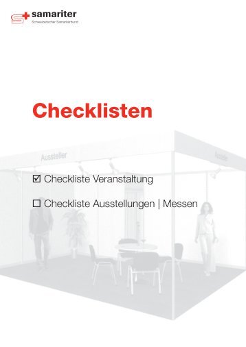 Checkliste Veranstaltung Checkliste Ausstellungen