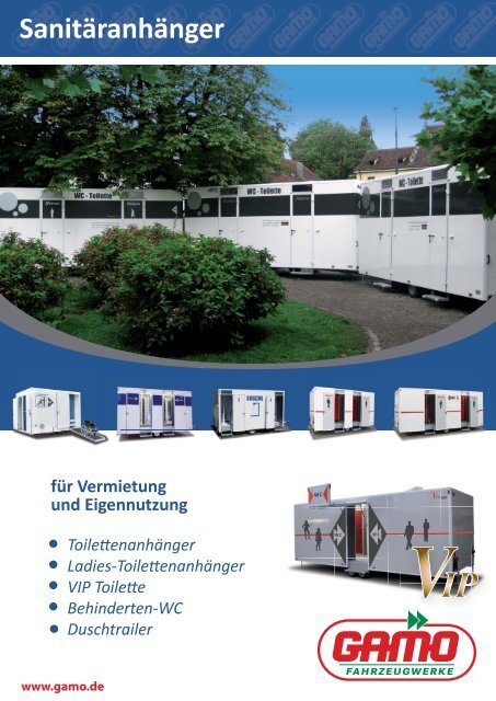 Mobile Toiletten - Sanitär- und Duschfahrzeuge.pdf - GAMO ...