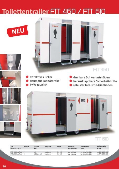 Mobile Toiletten - Sanitär- und Duschfahrzeuge.pdf - GAMO ...