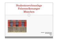 Studentenwohnanlage Felsennelkenanger München