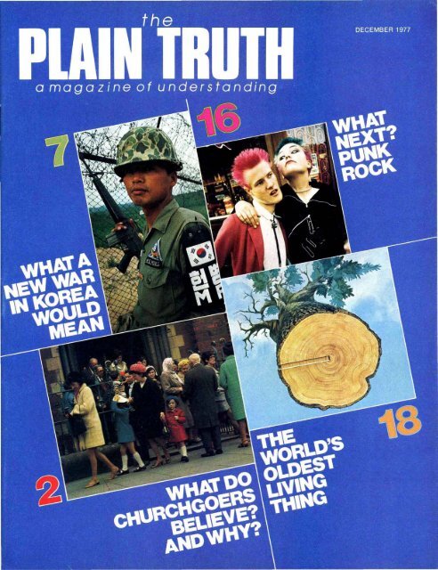 Plain Truth 1977 (Prelim No 10) Dec - Herbert W. Armstrong