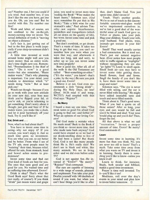 Plain Truth 1977 (Prelim No 10) Dec - Herbert W. Armstrong