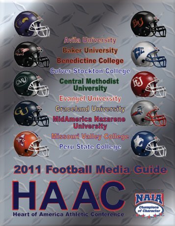 2011 Football Media Guide - Heart of America Athletic Conference
