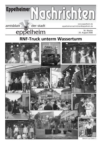 RNF-Truck unterm Wasserturm - Eppelheim