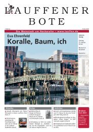 Eva Ehrenfeld Ã¢Â€Â“ Koralle, Baum, Ich - Stadt Lauffen am Neckar