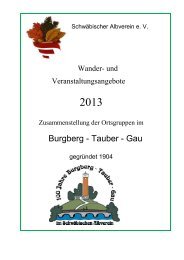 2013 - Schwäbischer Albverein