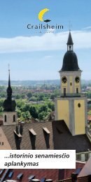 ...istorinio senamiesčio aplankymas - Crailsheim