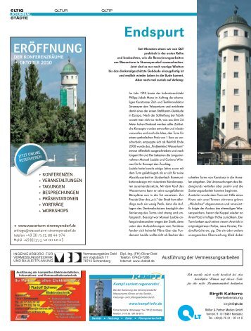 Endspurt - Wasserturm Stromeyersdorf