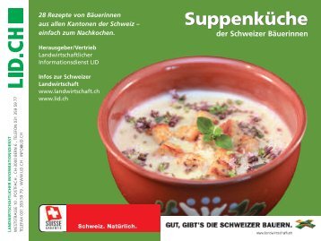 Minibroschüre Suppenküche - Landwirtschaftlicher Informationsdienst