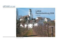 Leitbild Raumentwicklung 2008 - Gemeinde Uetikon am See