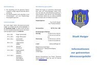 Flyer als PDF - in Haiger